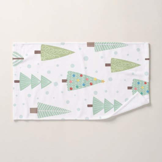 Arbres de Noël (Serviette à main)