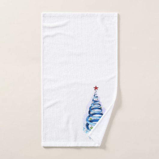 Arbres de Noël (Serviette à main)