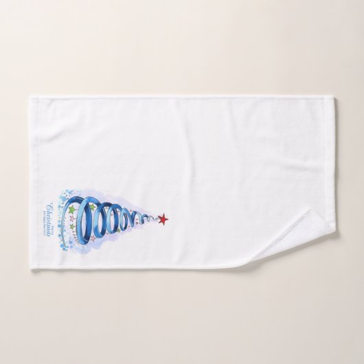 Arbres de Noël (Serviette à main)