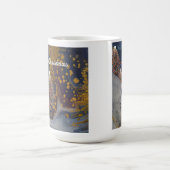 Arbres de Noël bleus et dorés à la Mug nocturne (Centre)