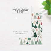 Arbres de Noël Earring Carte d'affichage (Bureau)