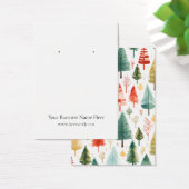 Arbres de Noël Earring Carte d'affichage (Bureau)