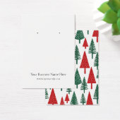 Arbres de Noël Earring Carte d'affichage (Bureau)