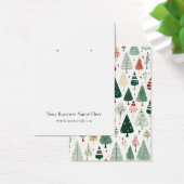 Arbres de Noël Earring Carte d'affichage (Bureau)