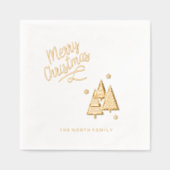 Arbres de Noël et flocons de neige ID863 (Recto)