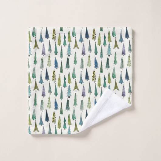 Arbres de Noël géants (Gant de toilette)