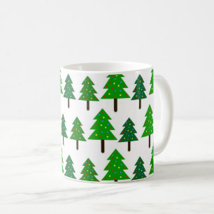 Arbres de Noël Imprimer Café Mug