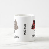 Arbres de Noël Joyeux café de Noël Mug (Centre)