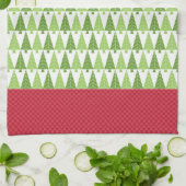 Arbres de Noël Microfibre Serviette de cuisine (Plié)