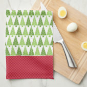 Arbres de Noël Microfibre Serviette de cuisine (Quart Plié)