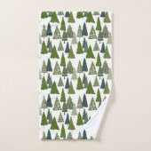 Arbres de Noël Motif de vacances  (Serviette à main)