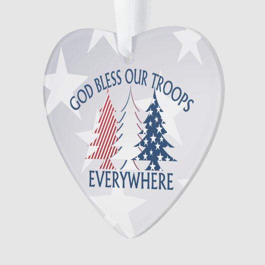 Arbres de Noël patriotiques et prière (devant)