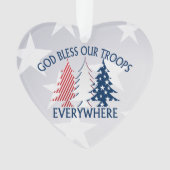 Arbres de Noël patriotiques et prière (devant)