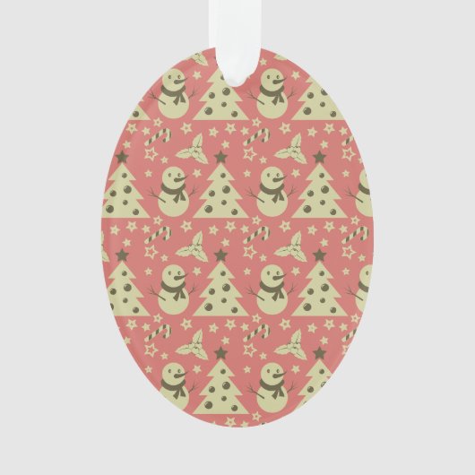 Arbres de Noël rétro sucre de canne étoile aux bai (devant)