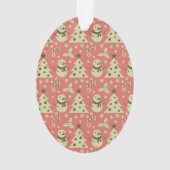 Arbres de Noël rétro sucre de canne étoile aux bai (dos)