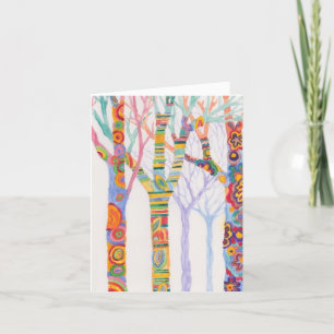 Arbres de Sharon Bonin-Pratt carte pour notes