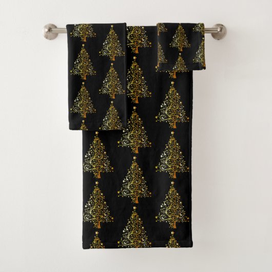 Arbres de vacances Black & Gold (En situation)