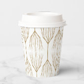 Arbres d'hiver 8 oz. Gobelets en papier (Verso)