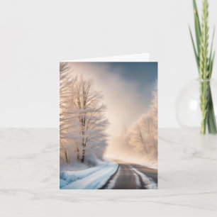 Arbres d'hiver gelés