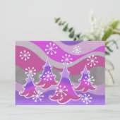 Arbres d'hiver Invitation violette (Debout devant)