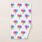 Arbres du spectre autiste (Serviette à main)