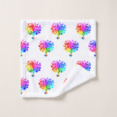 Arbres du spectre autiste (Gant de toilette)