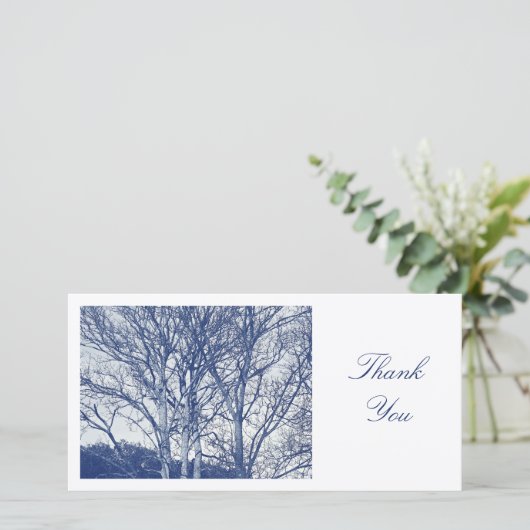Arbres en hiver - Effet Cyanotype - Merci (Debout devant)