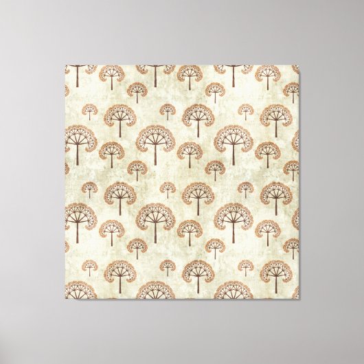 Arbres en toile étirée d'automne (Recto)