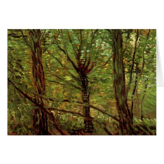 Arbres et sous-bois par Vincent van Gogh (Devant horizontal)