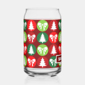 Arbres et vaches de Noël rétro vintages (Recto)
