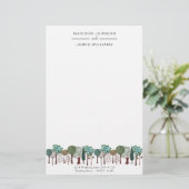Arbres Forêt Bois | Mariage | Papeterie (Debout devant)