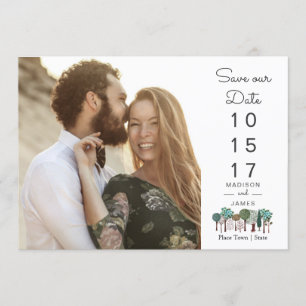 Arbres Forêt Bois Sauvegarder La Date Carte