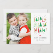 Arbres gaies Cartes de fin de année DE COULEUR ÉDI (Devant)