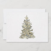 Arbres Joyeux Noël Trois Cartes photos (Dos)