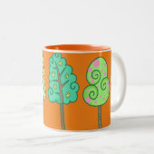Arbres Kawaii Mug (Devant droit)