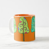 Arbres Kawaii Mug (Devant gauche)