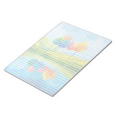 Arbres lunaires recouverts - Bloc-notes de 11 po x (Incliné)