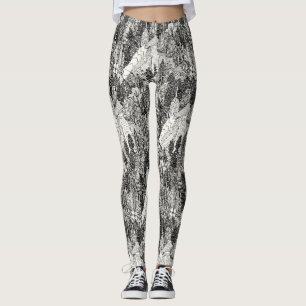 arbres NC leggings noirs