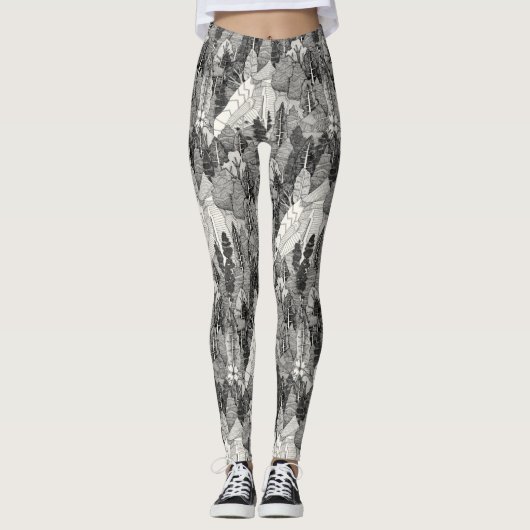 arbres NC leggings noirs (Devant)