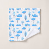 Arbres neigeux (Gant de toilette)