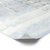 Arbres neigeux Tableau de sièges (Coin)