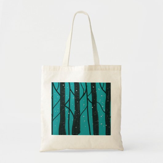 Arbres noirs de sac fourre-tout bleus (Devant)
