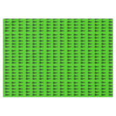 Arbres noirs verts Joyeux nappes de Noël (Devant (Horizontal))