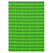 Arbres noirs verts Joyeux nappes de Noël (Devant)