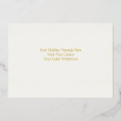 Arbres peints et maison Joyeux vacances (Verso)