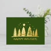 Arbres Peints Joyeux Vacances (Debout devant)