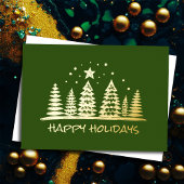 Arbres Peints Joyeux Vacances