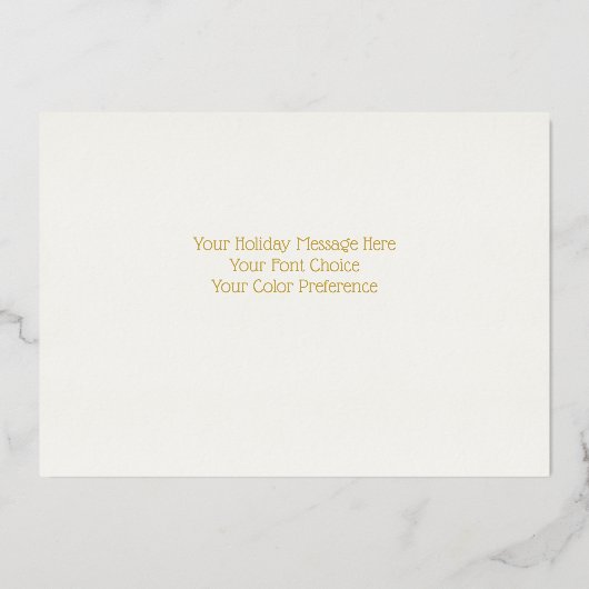 Arbres Peints Joyeux Vacances (Verso)