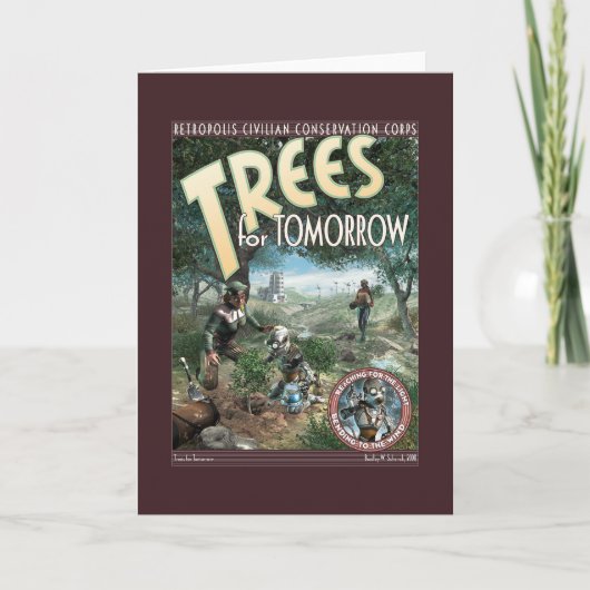 Arbres pour la carte de voeux de demain (Devant)