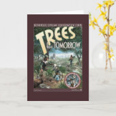 Arbres pour la carte de voeux de demain (Fleur jaune)